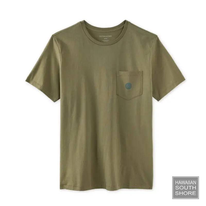 OUTERKNOWN T-shirt OK Dot Pocket Small-XXLarge Olive - CLOTHING - [Surfboards Surf Shop and Clothing Boutique Honolulu]