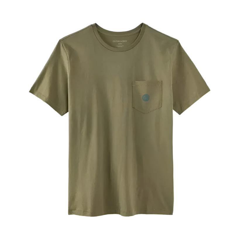 OUTERKNOWN T-shirt OK Dot Pocket Small-XXLarge Olive - CLOTHING - [Surfboards Surf Shop and Clothing Boutique Honolulu]