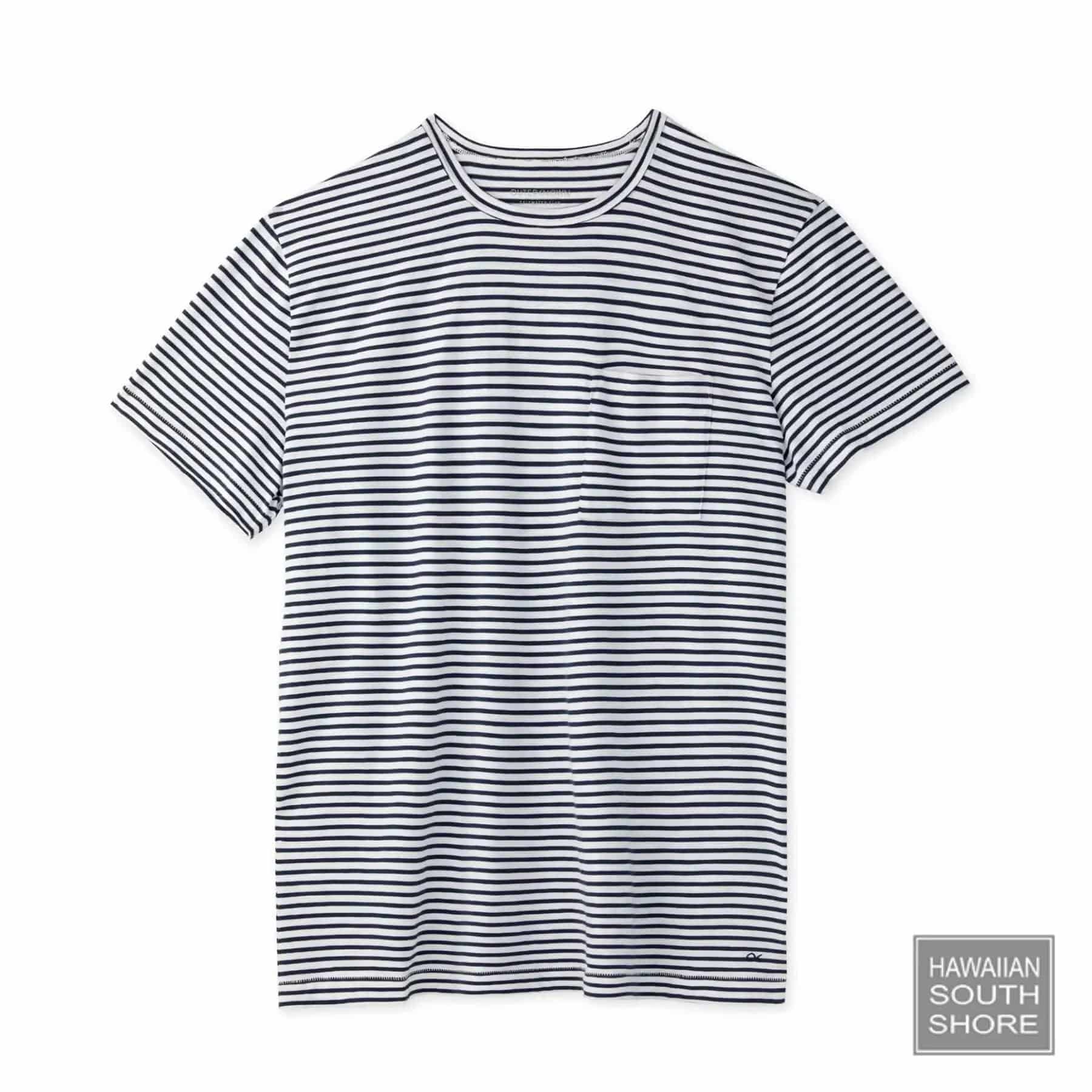 OUTERKNOWN T-shirt Saltwater Slub Pocket Men&#39;s XLarge Stripe - CLOTHING - [Surfboards Surf Shop and Clothing Boutique Honolulu]