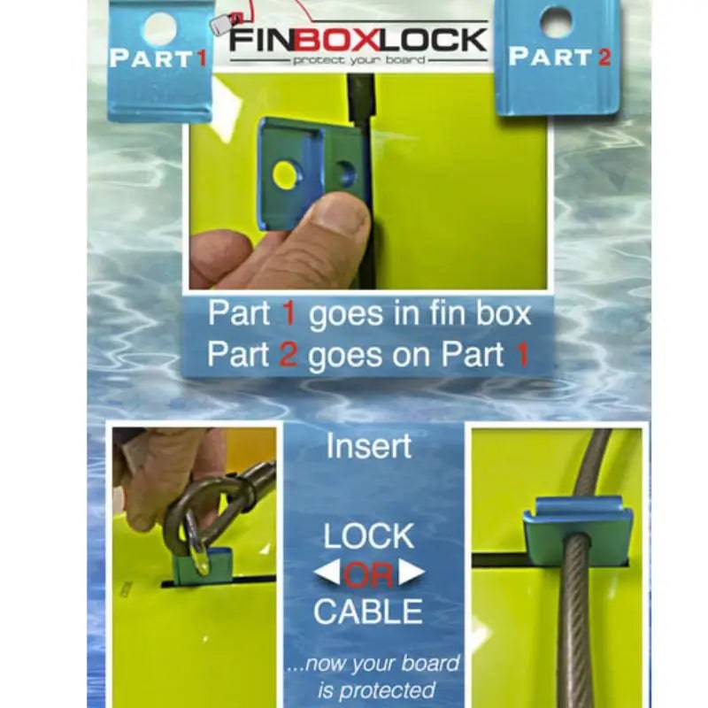 Paddling Paradise Fin Box Lock - SHOP SURF ACC. - [Surfboards Surf Shop and Clothing Boutique Honolulu]