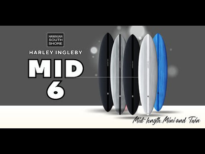 Harley Ingleby MID 6 MINI TWIN (6'10) Twin Fin FCS II