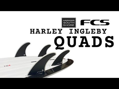 FCS II HARLEY INGLEBY Quad Fin Set Black