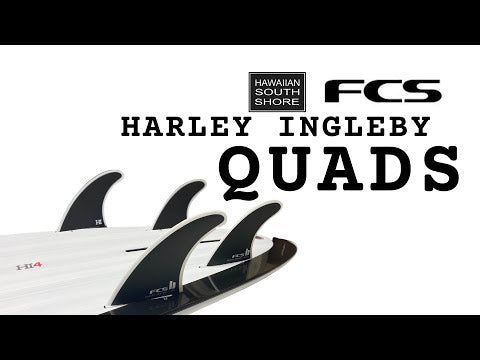 FCS II HARLEY INGLEBY QUAD FIN SET Black