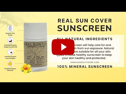 Real Sun Cover Sunscreen Reef Safe Natural Face Stick