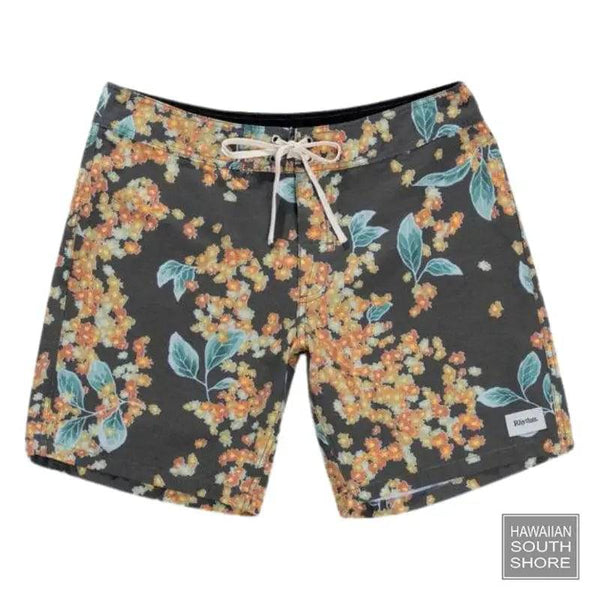 RHYTHM Boardshort Isle Floral 28-34 Dark Navy - CLOTHING - [Surfboards Surf Shop and Clothing Boutique Honolulu]