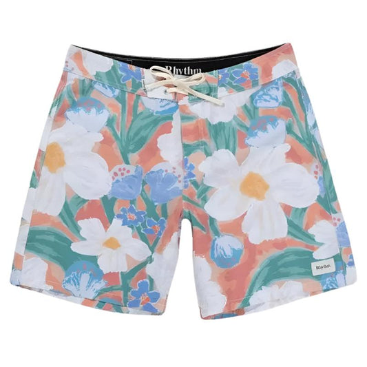 RHYTHM Boardshort Lost Orchid 30-34 Melon - CLOTHING - [Surfboards Surf Shop and Clothing Boutique Honolulu]