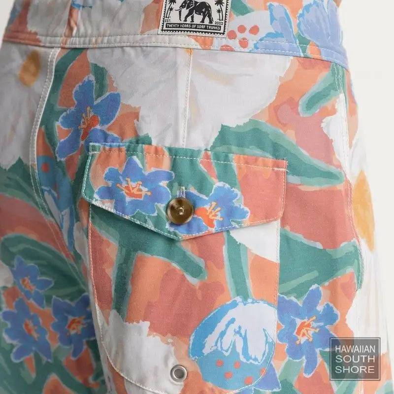 RHYTHM Boardshort Lost Orchid 30-34 Melon - CLOTHING - [Surfboards Surf Shop and Clothing Boutique Honolulu]