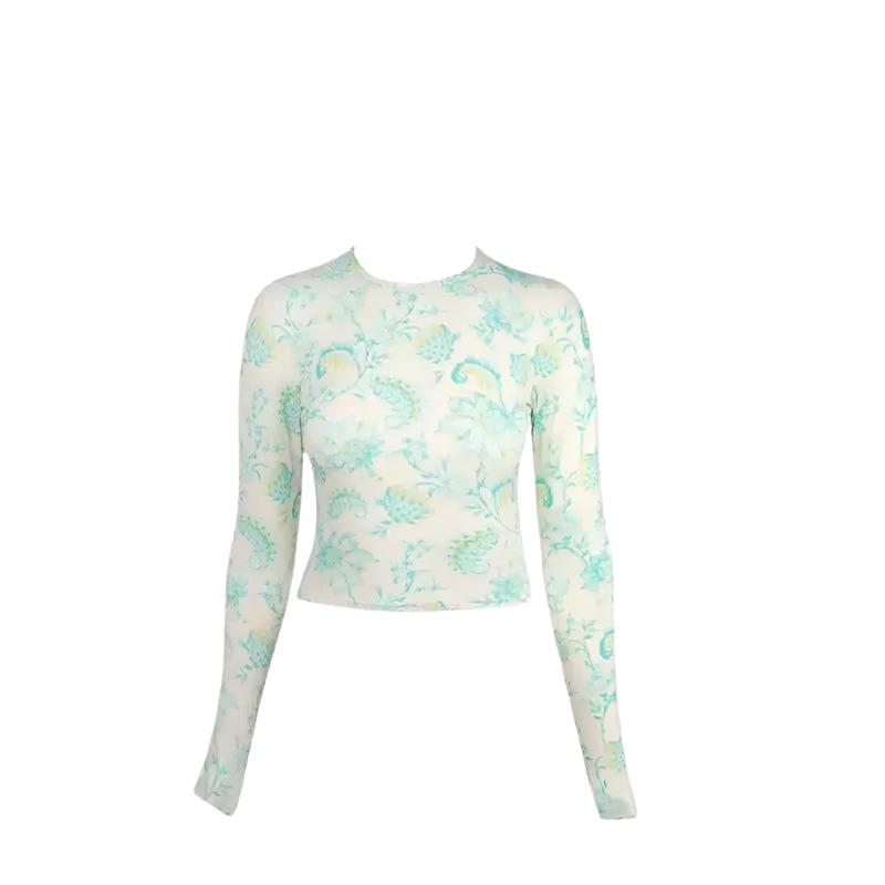 RHYTHM Surf Top Long Sleeve(XSmall - Large) Cairo Blue - CLOTHING - [Surfboards Surf Shop and Clothing Boutique Honolulu]