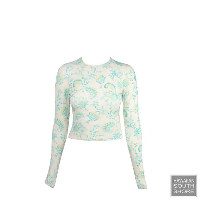 RHYTHM Surf Top Long Sleeve(XSmall - Large) Cairo Blue - CLOTHING - [Surfboards Surf Shop and Clothing Boutique Honolulu]