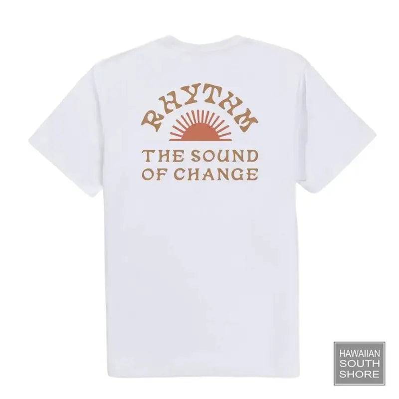 RHYTHM T-Shirt Awake (XSmall-Medium) Vintage White - CLOTHING - [Surfboards Surf Shop and Clothing Boutique Honolulu]