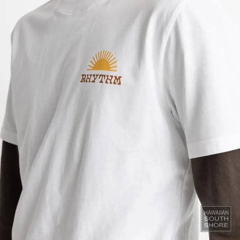 RHYTHM T-Shirt Awake (XSmall-Medium) Vintage White - CLOTHING - [Surfboards Surf Shop and Clothing Boutique Honolulu]