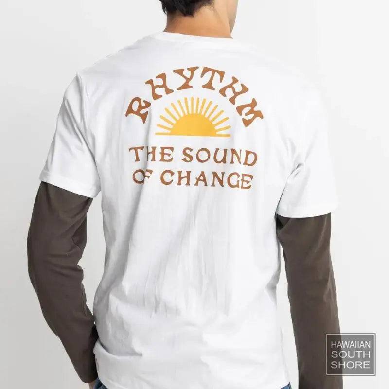 RHYTHM T-Shirt Awake (XSmall-Medium) Vintage White - CLOTHING - [Surfboards Surf Shop and Clothing Boutique Honolulu]