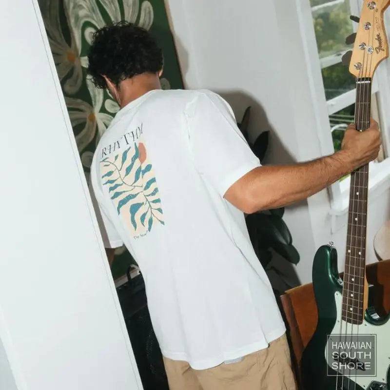 RHYTHM T-Shirt Fern Vintage (Small -XLarge) White - CLOTHING - [Surfboards Surf Shop and Clothing Boutique Honolulu]