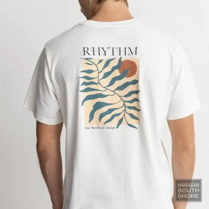 RHYTHM T-Shirt Fern Vintage (Small -XLarge) White - CLOTHING - [Surfboards Surf Shop and Clothing Boutique Honolulu]