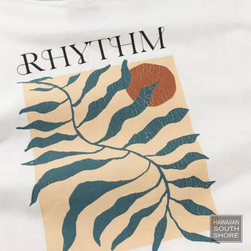 RHYTHM T-Shirt Fern Vintage (Small -XLarge) White - CLOTHING - [Surfboards Surf Shop and Clothing Boutique Honolulu]