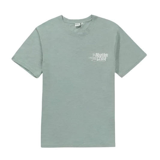 RHYTHM T-Shirt Livin Slub (Small - Large) Seafoam - CLOTHING - [Surfboards Surf Shop and Clothing Boutique Honolulu]