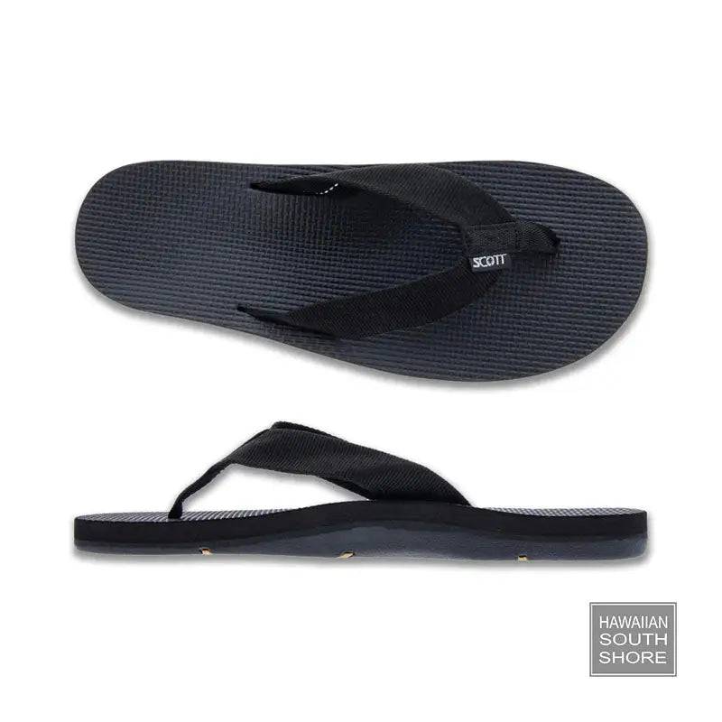 Scott Sandal/ MANOA Sandal Black - FOOTWEAR - [Surfboards Surf Shop and Clothing Boutique Honolulu]