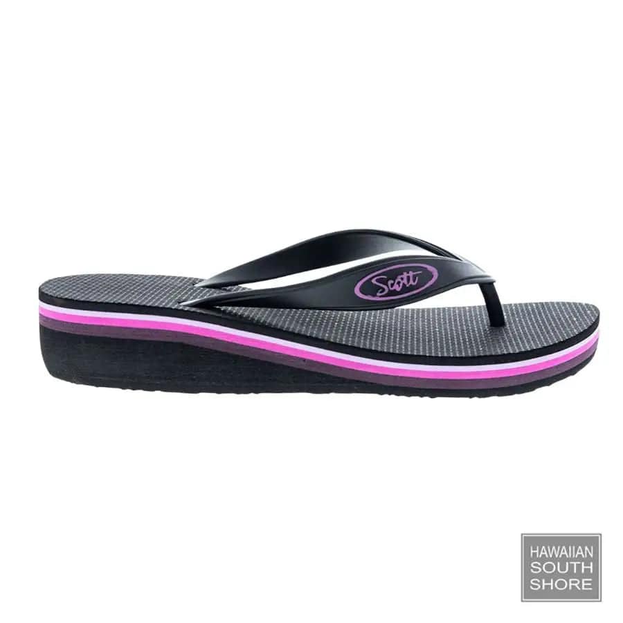 Scott Sandal OLU (6"-8") Black - FOOTWEAR - [Surfboards Surf Shop and Clothing Boutique Honolulu]