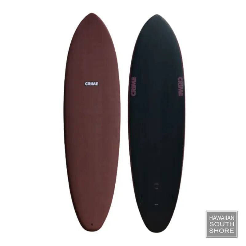 SURF CRIME CA TWIN 7'0" V46.62 FCS Compatible Oxblood Color **Fins Included** - SHOP SURFBOARDS - [Surfboards Surf Shop and Clothing Boutique Honolulu]