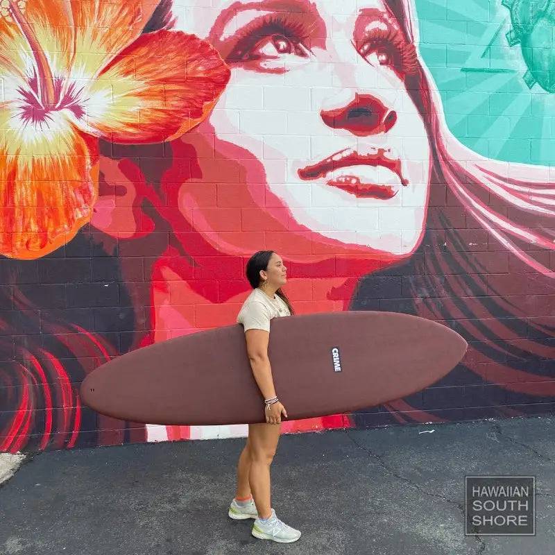 SURF CRIME CA TWIN 7'0" V46.62 FCS Compatible Oxblood Color **Fins Included** - SHOP SURFBOARDS - [Surfboards Surf Shop and Clothing Boutique Honolulu]