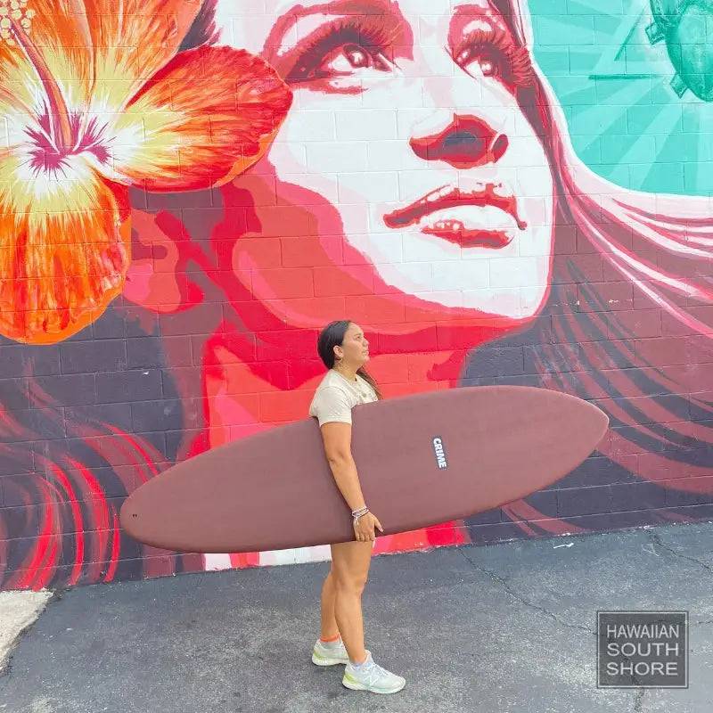 SURF CRIME CA TWIN 7'0" V46.62 FCS Compatible Oxblood Color **Fins Included** - SHOP SURFBOARDS - [Surfboards Surf Shop and Clothing Boutique Honolulu]