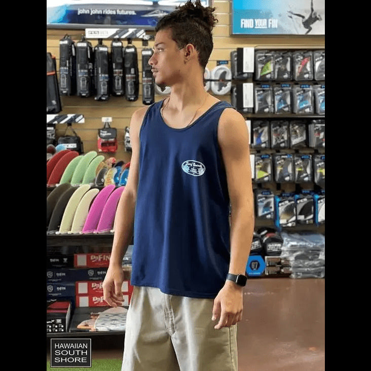 Donald Takayama Tank Top Navy - CLOTHING - [Surfboards Surf Shop and Clothing Boutique Honolulu]