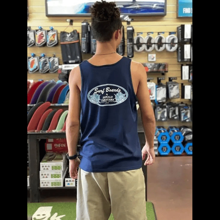 Donald Takayama Tank Top Navy - CLOTHING - [Surfboards Surf Shop and Clothing Boutique Honolulu]