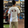 Donald Takayama Tee Red Oval Logo Short Sleeve White - CLOTHING - [Surfboards Surf Shop and Clothing Boutique Honolulu]