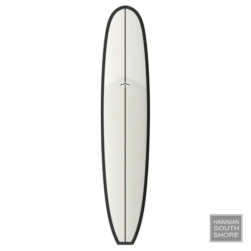 CJ Nelson CHAMELEON 2+1 Fin (9'1") Thunderbolt Black Off White/Carbon Rail - SHOP SURFBOARDS - [Surfboards Surf Shop and Clothing Boutique Honolulu]