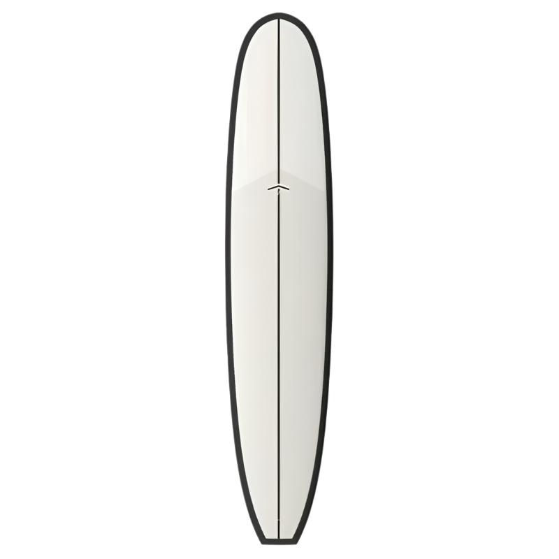 CJ Nelson CHAMELEON 2+1 Fin (9&#39;1&quot;) Thunderbolt Black Off White/Carbon Rail - SHOP SURFBOARDS - [Surfboards Surf Shop and Clothing Boutique Honolulu]