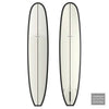 CJ Nelson CHAMELEON 2+1 Fin (9'1") Thunderbolt Black Off White/Carbon Rail - SHOP SURFBOARDS - [Surfboards Surf Shop and Clothing Boutique Honolulu]