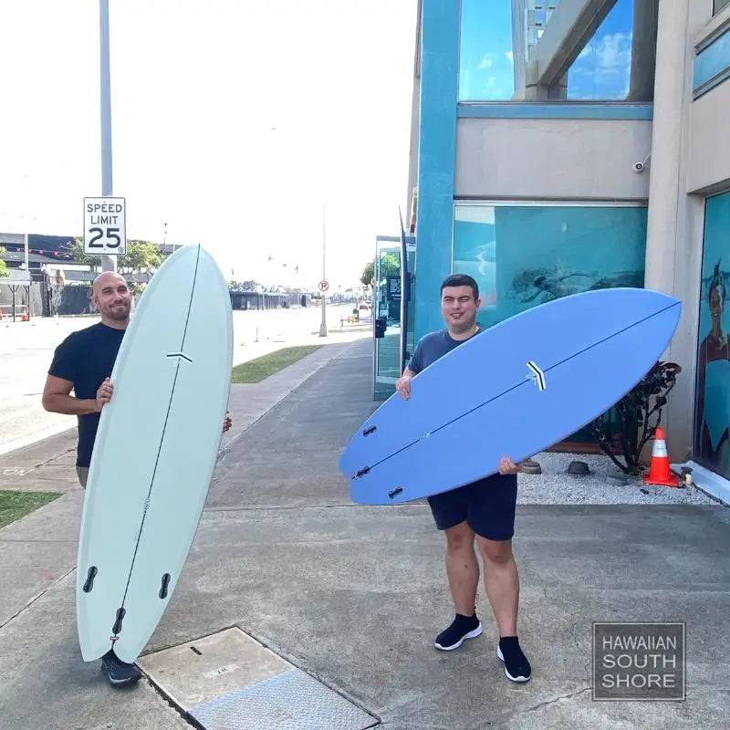 CJ Nelson MILO (6'3-6'9) 3 Fin FCS Thunderbolt Black OFF WHITE/CARBON RAIL - SHOP SURFBOARDS - [Surfboards Surf Shop and Clothing Boutique Honolulu]