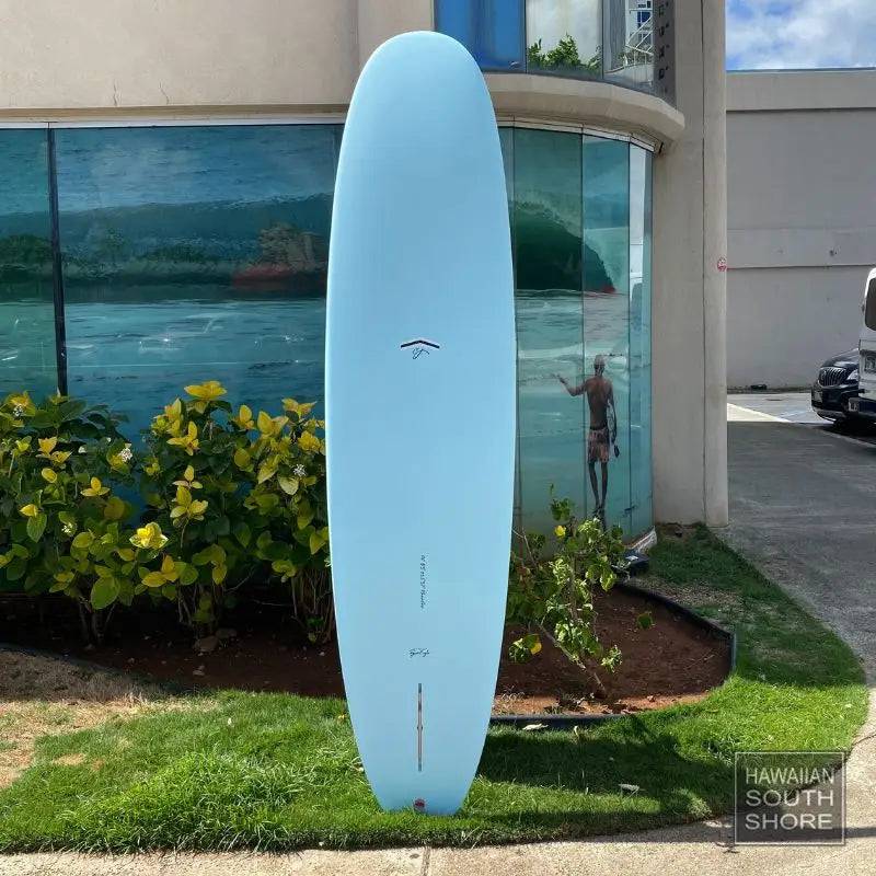 CJ Nelson PARALLAX Single Fin (9'9) Thunderbolt Red Light Blue - SHOP SURFBOARDS - [Surfboards Surf Shop and Clothing Boutique Honolulu]