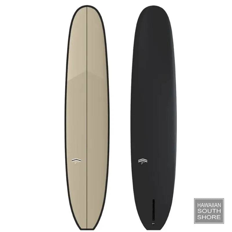 CJ Nelson SLASHER LOW PRO (9'6, 9'9) Single Fin Thunderbolt Black Tan Carbon - SHOP SURFBOARDS - [Surfboards Surf Shop and Clothing Boutique Honolulu]