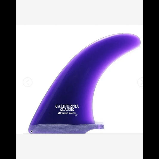 True Ames CALIFORNIA CLASSIC Longboard Fin 9.5"/Purple Color - SHOP SURF ACC. - [Surfboards Surf Shop and Clothing Boutique Honolulu]