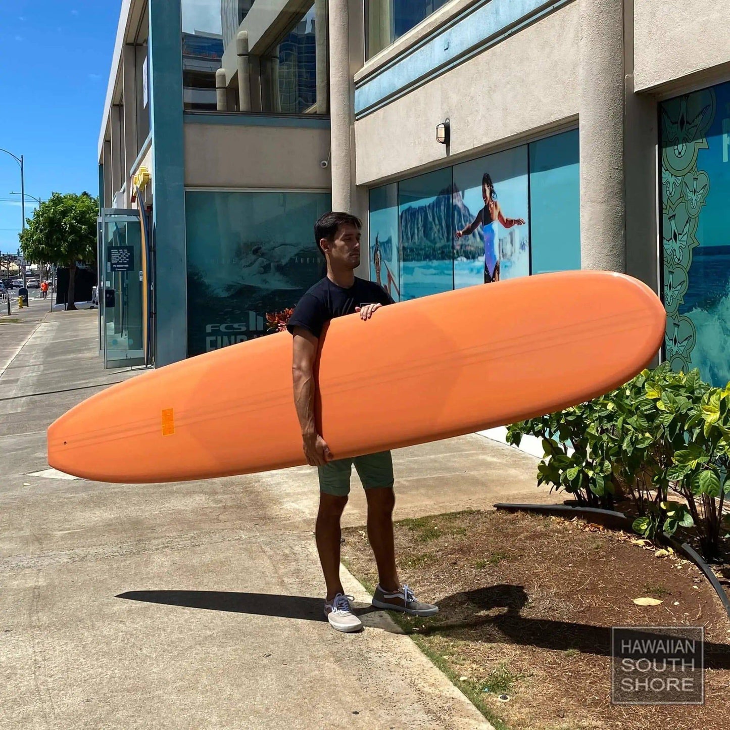 JOEL TUDOR MESSIAH 10'0 Single Fin Rust Orange Clear Deck - SHOP SURFBOARDS - [Surfboards Surf Shop and Clothing Boutique Honolulu]