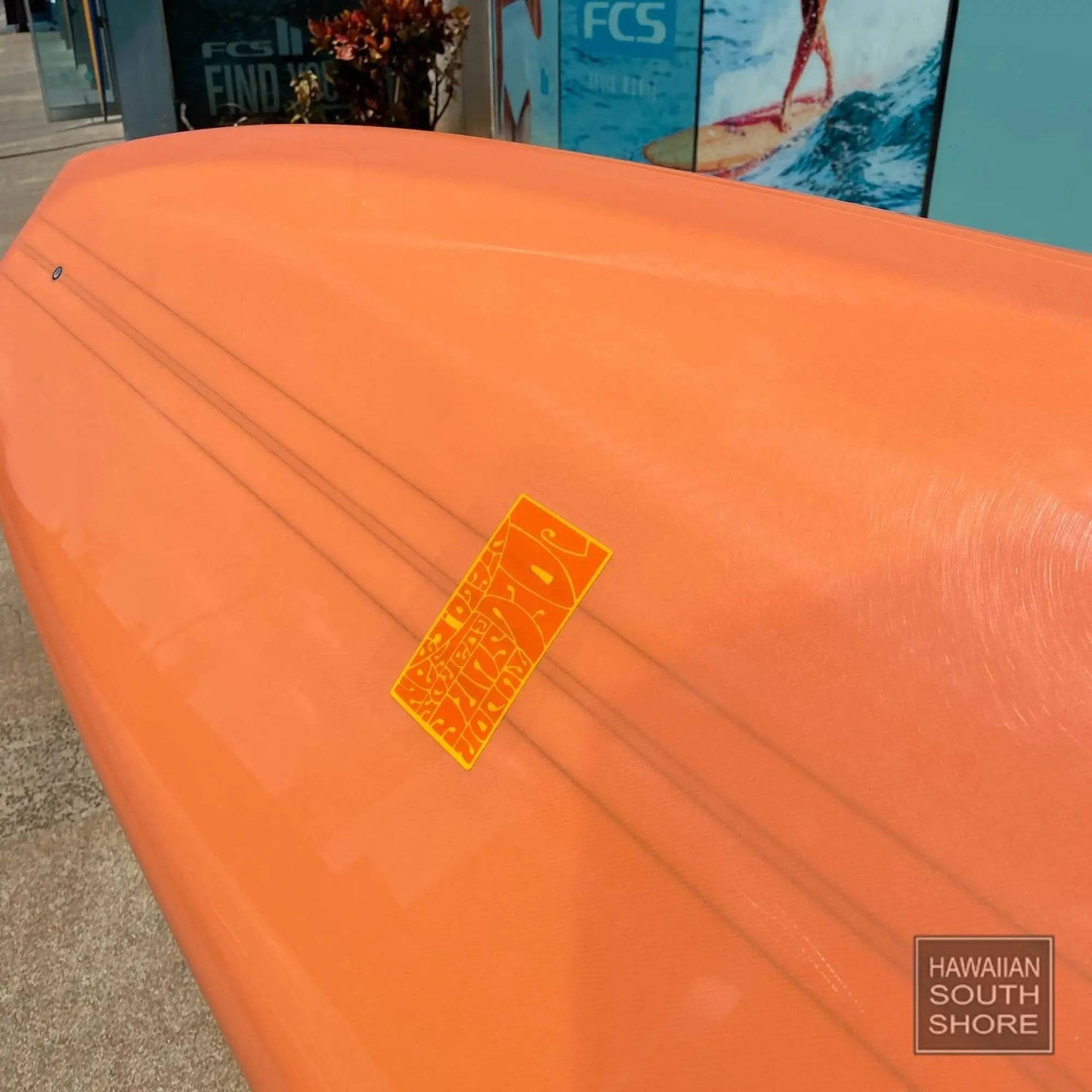 JOEL TUDOR MESSIAH 10'0 Single Fin Rust Orange Clear Deck - SHOP SURFBOARDS - [Surfboards Surf Shop and Clothing Boutique Honolulu]