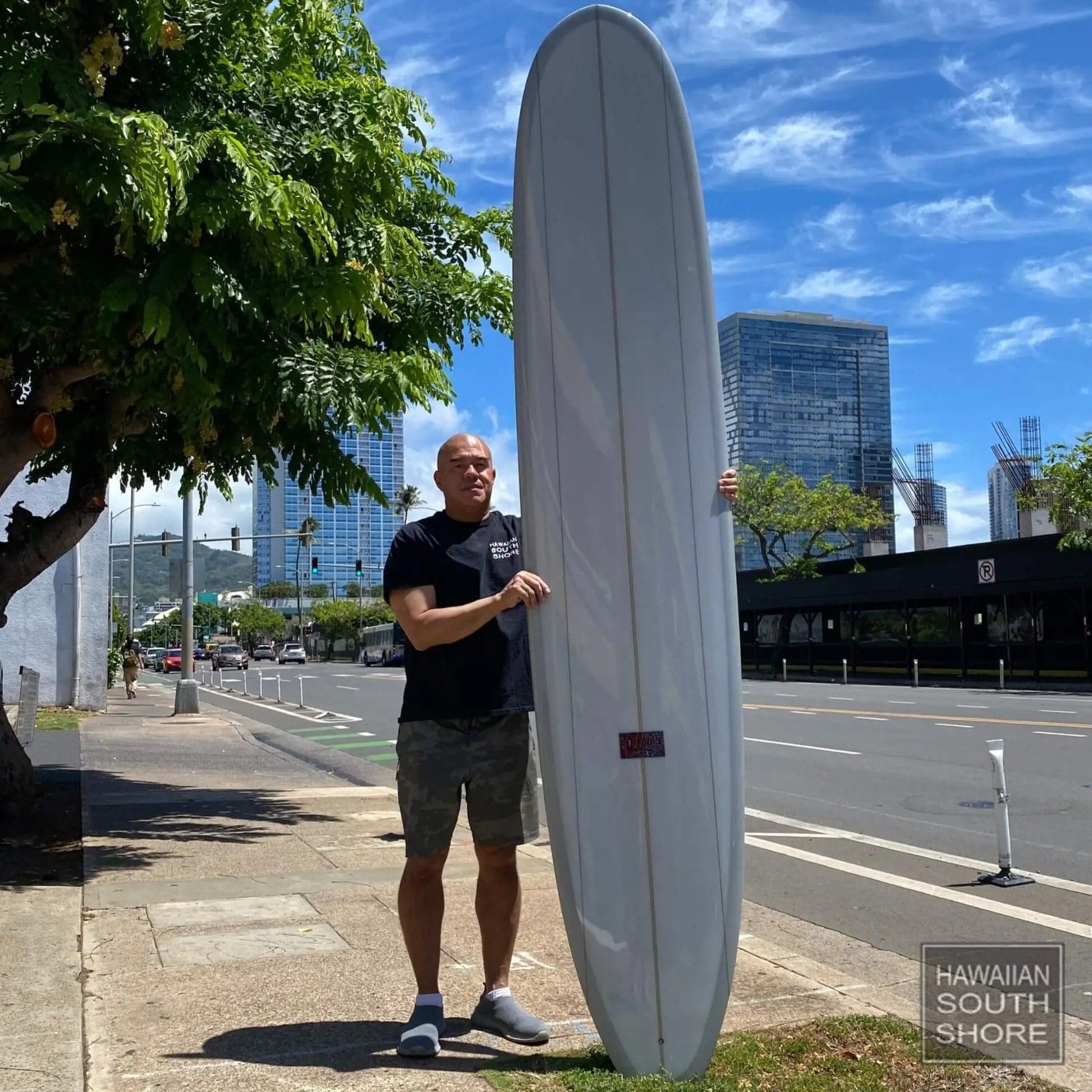 JOEL TUDOR MESSIAH 9'10 Single Fin Light Gray Clear Deck - SHOP SURFBOARDS - [Surfboards Surf Shop and Clothing Boutique Honolulu]