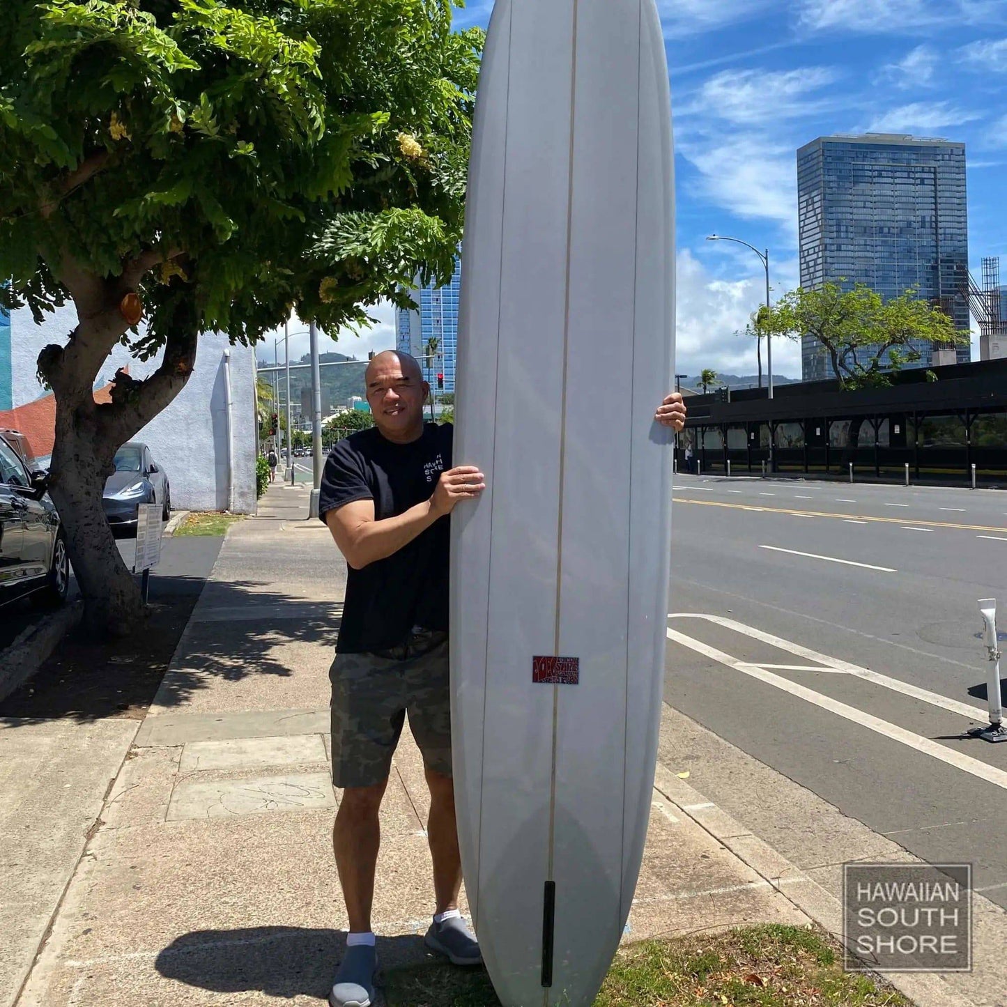 JOEL TUDOR MESSIAH 9'10 Single Fin Light Gray Clear Deck - SHOP SURFBOARDS - [Surfboards Surf Shop and Clothing Boutique Honolulu]