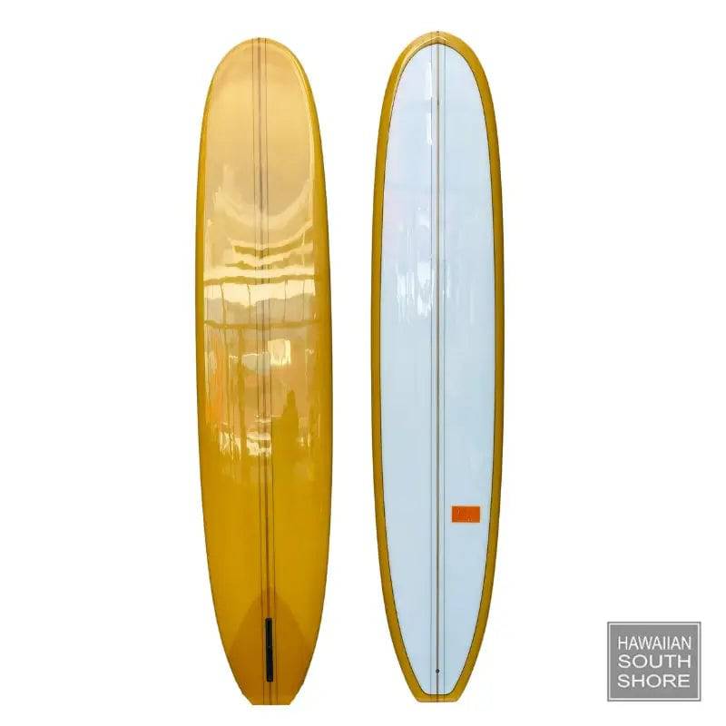 Tudor Surfboards MESSIAH 9'4 Single Fin Butterscotch Clear Top - SHOP SURFBOARDS - [Surfboards Surf Shop and Clothing Boutique Honolulu]