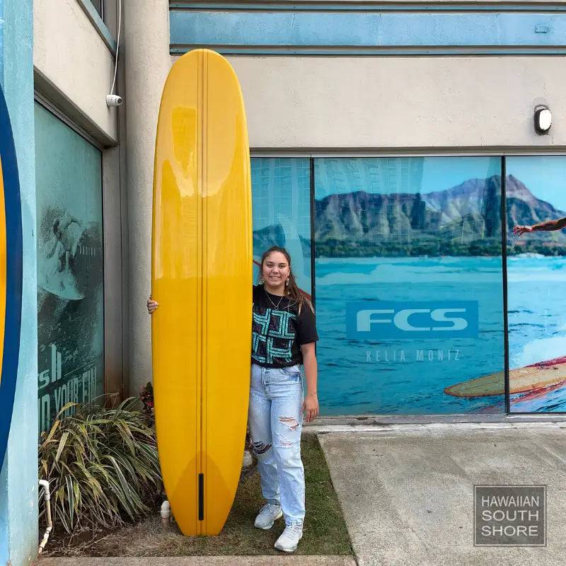 Tudor Surfboards MESSIAH 9'4 Single Fin Butterscotch Clear Top - SHOP SURFBOARDS - [Surfboards Surf Shop and Clothing Boutique Honolulu]