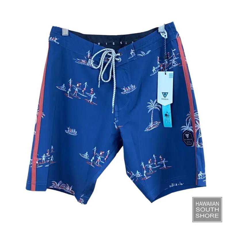 VISSLA Boardshorts Aloha & Adios 18.5" 28-32 Dark Denim Color - CLOTHING - [Surfboards Surf Shop and Clothing Boutique Honolulu]