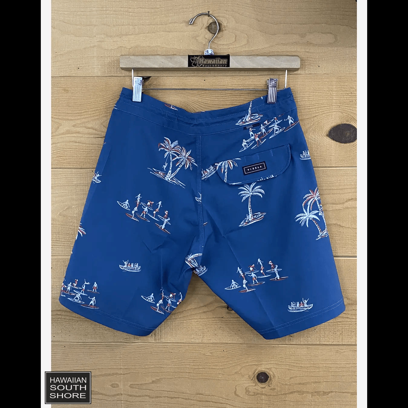 VISSLA Boardshorts Aloha & Adios 18.5" 28-32 Dark Denim Color - CLOTHING - [Surfboards Surf Shop and Clothing Boutique Honolulu]