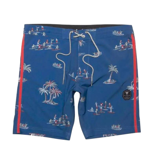 VISSLA Boardshorts Aloha & Adios 18.5" 28-32 Dark Denim Color - CLOTHING - [Surfboards Surf Shop and Clothing Boutique Honolulu]