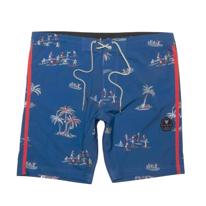 VISSLA Boardshorts Aloha & Adios 18.5" 28-32 Dark Denim Color - CLOTHING - [Surfboards Surf Shop and Clothing Boutique Honolulu]