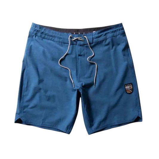 VISSLA Boardshorts Boy SOLID SET 17" Ocean Blue - CLOTHING - [Surfboards Surf Shop and Clothing Boutique Honolulu]