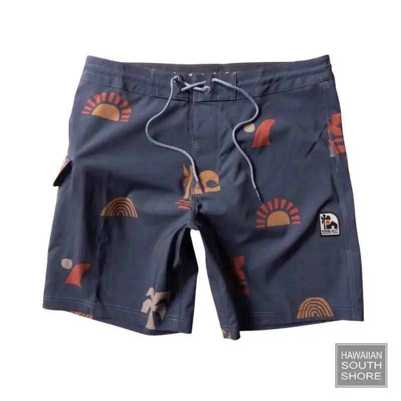 VISSLA Boardshorts ECO SURF FARM 17.5&quot; 31-33 Midnight Color - CLOTHING - [Surfboards Surf Shop and Clothing Boutique Honolulu]