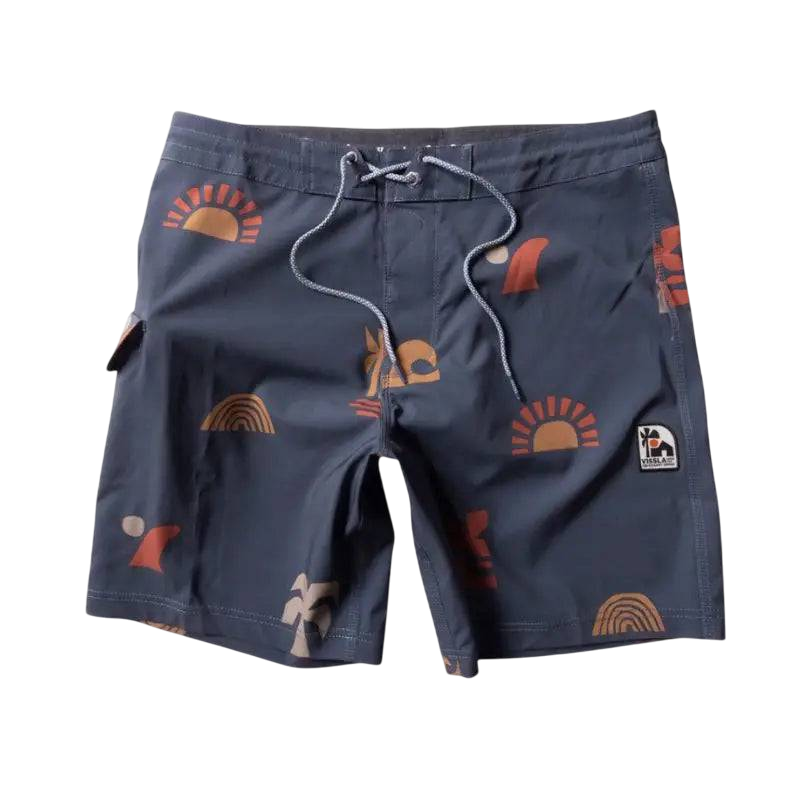 VISSLA Boardshorts ECO SURF FARM 17.5" 31-33 Midnight Color - CLOTHING - [Surfboards Surf Shop and Clothing Boutique Honolulu]