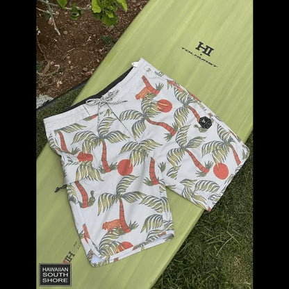 VISSLA Boardshorts El Tigre 30-34 Dune Color - CLOTHING - [Surfboards Surf Shop and Clothing Boutique Honolulu]