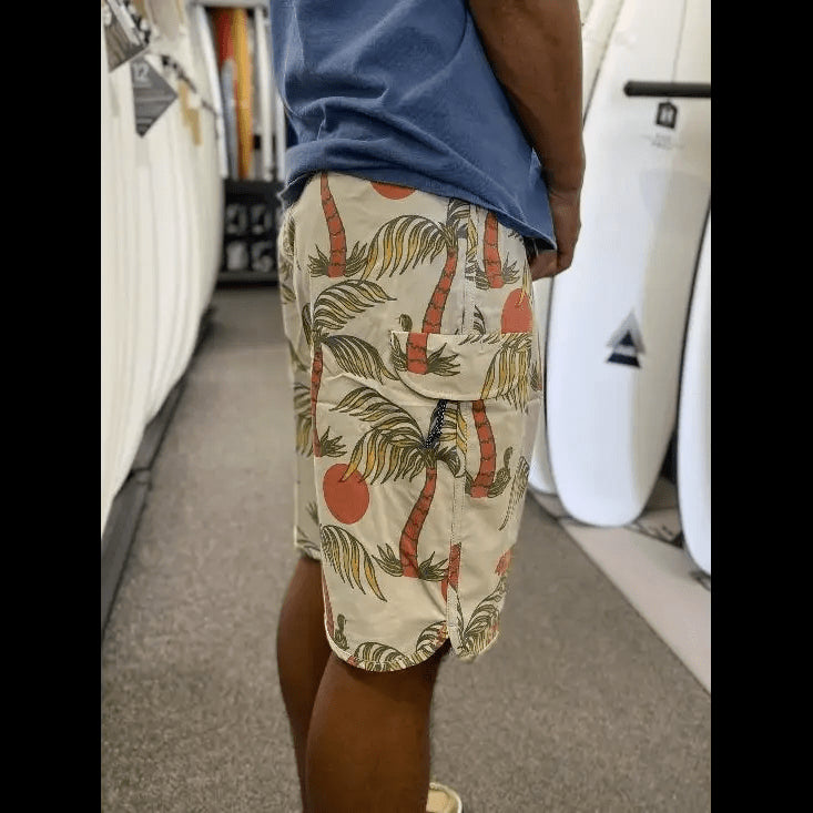 VISSLA Boardshorts El Tigre 30-34 Dune Color - CLOTHING - [Surfboards Surf Shop and Clothing Boutique Honolulu]